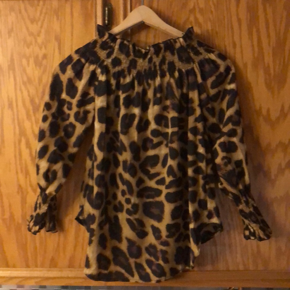 Cheetah blouse